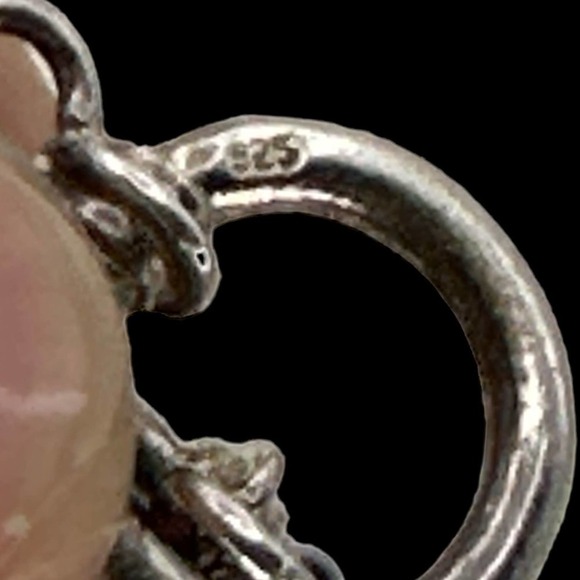 Sterling Silver With Crystal Cube Beads Toggle Clasp Bracelet - Picture 7 of 8